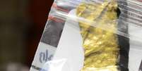 Peças de ouro fazem parte do acervo descoberto na Bolívia  Foto: AFP