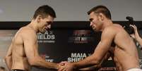 <p>Demian Maia e Jake Shields devem buscar a finaliza&ccedil;&atilde;o e fazer uma luta de alto n&iacute;vel no ch&atilde;o</p>  Foto: Ricardo Matsukawa / Terra