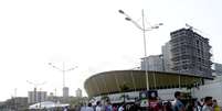<p>Gin&aacute;sio Jos&eacute; Corr&ecirc;a, em Barueri, recebeu um p&uacute;blico animado</p>  Foto: Ricardo Matsukawa / Terra