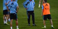 <p>Técnico Vicente Del Bosque quer contar com Diego Costa na seleção</p>  Foto: AFP