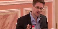 <p>Snowden em imagem&nbsp;divulgada&nbsp;pelo WikiLeaks</p>  Foto: AFP