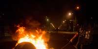 <p>Protesto dos professores terminou em depredação e confronto entre a PM e black blocs na terça-feira</p>  Foto: Mauro Pimentel / Terra