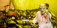 <p>O grupo mascarado Slipknot, liderado por Corey Taylor, foi a atração principal do primeiro dia do festival</p>  Foto: Ricardo Matsukawa / Terra