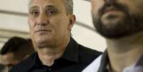 <p>Tite elogiou postura dos jogadores em Itu</p>  Foto: Bruno Santos / Terra