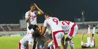 Tunisianos comemoram classificação no Mundial Sub-17  Foto: Getty Images 