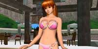 <p>Jogo 'Dead or Alive 5' com mulheres de biquíni lutando entre si</p>  Foto: Divulgação