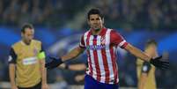 <p>Diego Costa é disputado pelas seleções de Brasil e Espanha</p>  Foto: AFP