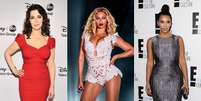 Nigella Lawson, Beyonce e Kim Kardashian foram apontadas como personalidades com corpos bonitos  Foto: Getty Images 