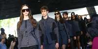 <p>Desfile de Herchcovitch na edição de inverno 2014 do Fashion Rio</p>  Foto: Marcello Sá Barretto / AgNews