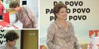 <p>Dilma votou hoje na eleição interna do PT</p>  Foto: Uiara Lopes / SNC-PT / Reprodução