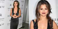 <p>Al&eacute;m do decote, vestido escolhido por Selena Gomez tamb&eacute;m deixava barriga &agrave; mostra</p>  Foto: The Grosby Group