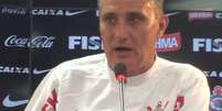Tite quer foco na reta final do Campeonato Brasileiro  Foto: Camila Srougi / Terra