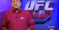 Galvão Bueno narra principais lutas do UFC na Globo  Foto: Reprodução