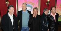 Michael Palin, John Cleese, Terry Jones, Terry Gilliam e Eric Idle em evento de 2009 em Nova York  Foto: Getty Images 