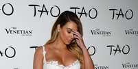 <p>Kim Kardashian desabafou em seu Twitter e afirmou que malhou muito para perder peso</p>  Foto: Getty Images 