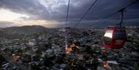 <p>Vista aérea do Complexo do Alemão, no Rio de Janeiro</p>  Foto: Getty Images 