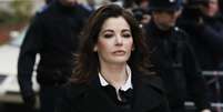 Nigella chega para prestar depoimento na Corte, em Londres  Foto: Reuters