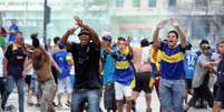 <p>Prefeito se reunir&aacute; com representantes&nbsp;de River e Boca - na &uacute;ltima quinta, torcedores do Boca se envolveram em confronto com pol&iacute;cia durante celebra&ccedil;&atilde;o do "Dia do Torcedor do Boca Juniors"</p>  Foto: EFE