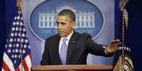 Barack Obama, durante entrevista coletiva de final de ano na Casa Branca  Foto: AP