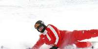 <p>Schumacher sofreu acidente de esqui no último domingo</p>  Foto: Agencias
