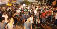 O movimento saiu da praça Deodoro, no centro da cidade, até a praça Dom Pedro II, onde fica o Palácio dos Leões, sede do poder Executivo estadual  Foto: Clodoaldo Corrêa / Especial para Terra