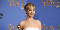 <p>Indicada neste ano ao prêmio de melhor Atriz Coadjuvante por 'Trapaça', Jennifer Lawrence já ganhou no ano passado como protagonista de 'O Lado Bom da Vida'</p>  Foto: Reuters