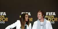 Marta tenta retomar seu reinado e impedir o segundo pr&ecirc;mio consecutivo de Wambach  Foto: Fotoarena