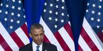 Em discurso na Casa Branca, Obama fala sobre as mudanças na NSA  Foto: AFP