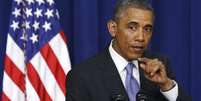 Presidente dos EUA, Barack Obama, durante discurso sobre educa&ccedil;&atilde;o, na Casa Branca, em Washington. Obama planeja visitar o papa Francisco no Vaticano em mar&ccedil;o, durante uma viagem &agrave; Europa, informou a Casa Branca nesta ter&ccedil;a-feira. 16/01/2014.  Foto: Kevin Lamarque / Reuters