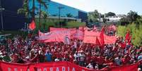 Manifestantes bloquearam diversas avenidas na zona sul  Foto: Luiz Cláudio Barbosa / Futura Press