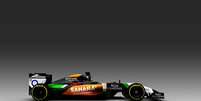 <p>Novo carro da Force India foi batizado de VJM07 e será apresentado em testes na Espanha</p>  Foto: Divulgação