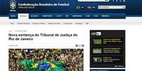 CBF comemorou vit&oacute;ria concedida em a&ccedil;&atilde;o no Rio de Janeiro  Foto: Reprodu&ccedil;&atilde;o