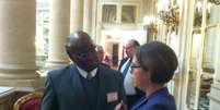 <p>Joaquim Barbosa participou de um colóquio organizado pela Universidade Sorbonne, em Paris</p>  Foto: Mário Camera / Especial para Terra