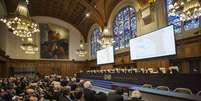 Corte reunida em Haia para anunciar a decis&atilde;o que favoreceu o Peru sobre o Chile na disputa no Pac&iacute;fico  Foto: Reuters