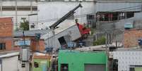De acordo com a Defesa Civil de Guarulhos, apenas uma casa sofreu danos maiores  Foto: Beto Martins / Futura Press