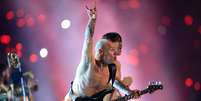 <p>Flea e Anthony Kiedis, do Red Hot Chili Peppers</p>  Foto: Getty Images 