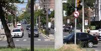 <p>Term&ocirc;metro de rua marca 42&ordm;C na capital ga&uacute;cha</p>  Foto: Itamar Aguiar / Futura Press