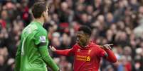 <p>Bom futebol no Inglês levou Sturridge à Copa do Mundo</p>  Foto: AP