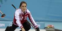 <p>Anna Sidorova é a bela capitã da equipe russa de curling</p>  Foto: AP