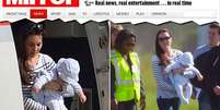 Kate Middleton e o filho, príncípe George, em viagem ao Caribe  Foto: Reprodução