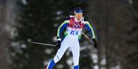 <p>Jaqueline ficou &agrave; frente de apenas duas competidoras na fase classificat&oacute;ria do esqui cross country</p>  Foto: Getty Images 