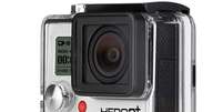<p>A câmera GoPro HERO3+, primeiro modelo a ser fabricado no Brasil</p>  Foto: Apple 