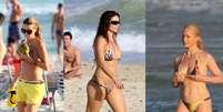 Com tudo em cima depois dos 40, famosas como Christine Fernandes, Rita Guedes e Let&iacute;cia Spiller mostraram nas praias que ainda n&atilde;o sofreram com os efeitos do tempo    Foto: Agnews