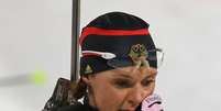 Evi Sachenbacher-Stehle não conquistou medalhas em Sochi  Foto: Getty Images 