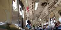 <p>Imagem mostra o péssimo estado em que se encontram trens do Rio de Janeiro</p>  Foto: José Carlos Pereira de Carvalho / vc repórter