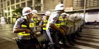 O Terra flagrou pessoas sendo detidas - parte delas por policiais da chamada Tropa do Braço  Foto: Bruno Santos / Terra