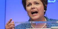 <p>Dilma voltou a demonstrar otimismo sobre a Copa do Mundo</p>  Foto: AP