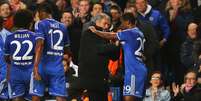 <p>Mourinho brincou com a idade de Eto'o</p>  Foto: Getty Images 