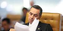 Barroso discordou da interpretação do presidente do STF  Foto: Carlos Humberto / STF / Divulgação