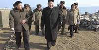 <p>Coreia do Norte, de Kim Jong-un, realiza regularmente testes de curto alcance</p>  Foto: Reuters